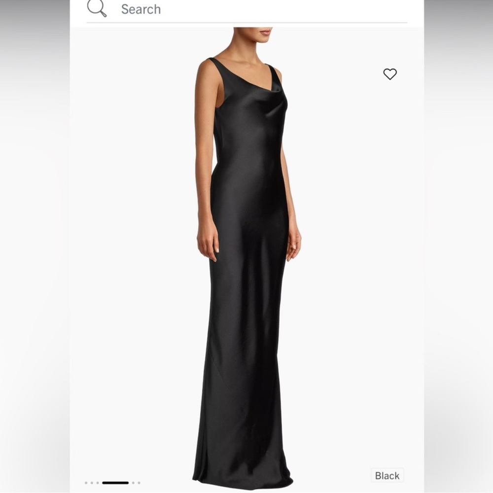 Norma Kamali Marni dress - Black, satin, size S - worn ONCE